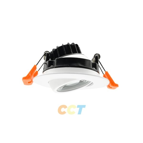Portor 3in LED Round Can-less Gimbal DownLight, CCT Selector PT-DLG2-R-3I-8W-5CCT - main